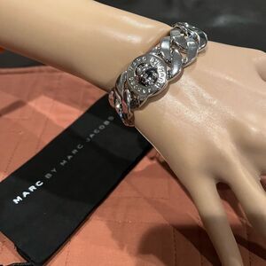 Marc Jacobs Silver Turnkey Link Bracelet